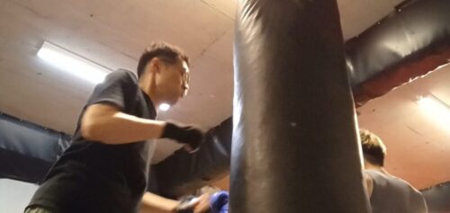 JOE GYMでのトレーニングシーン②