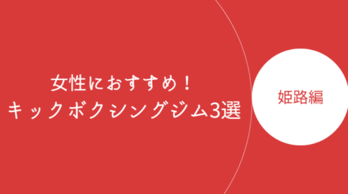 姫路で女性におすすめのキックボクシングジム・ボクササイズスタジオ3選！