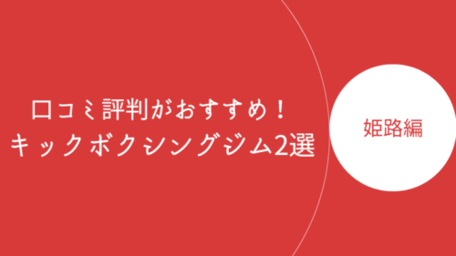 姫路で口コミ評判が良いおすすめのキックボクシングジム・ボクササイズスタジオ2選！