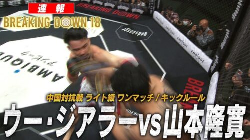 ウー・ジアラー vs. 山本隆寛の画像