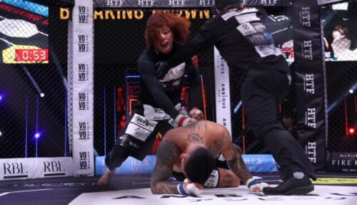 長谷川拓也vs舞杞維沙耶の画像