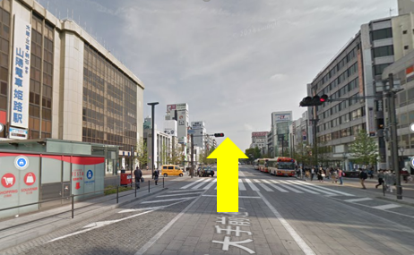 リフィナス姫路までのアクセスマップ1
