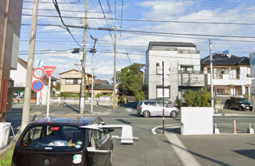 600m直進して左折し、東海道/県道312号に入る