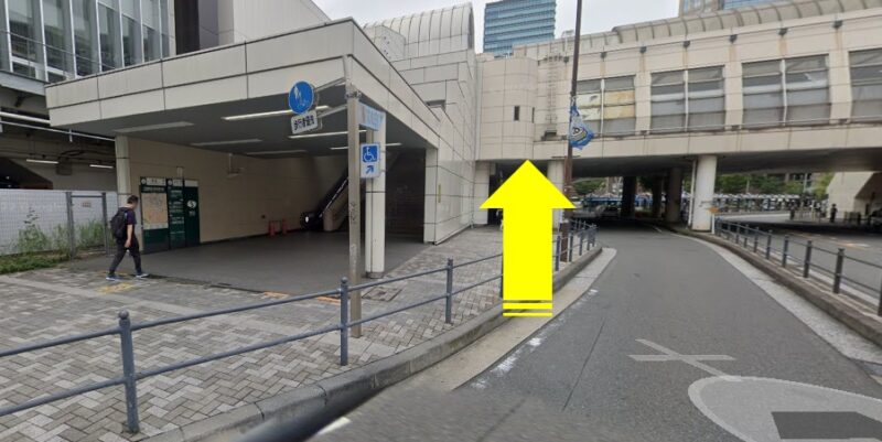 エスジムに駅から徒歩で行くまでの流れ①