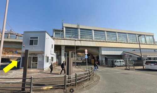 REX GYMに駅から徒歩で行くまでの流れ①