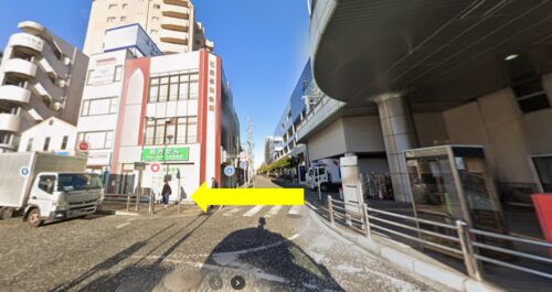 Eleven Gymに駅から徒歩で行くまでの流れ①